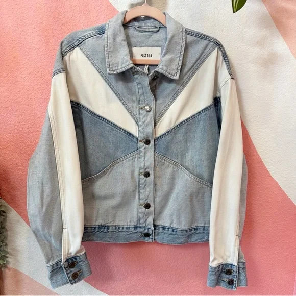 Pistola Willow Denim Jean Jacket Small - Picture 2 of 8